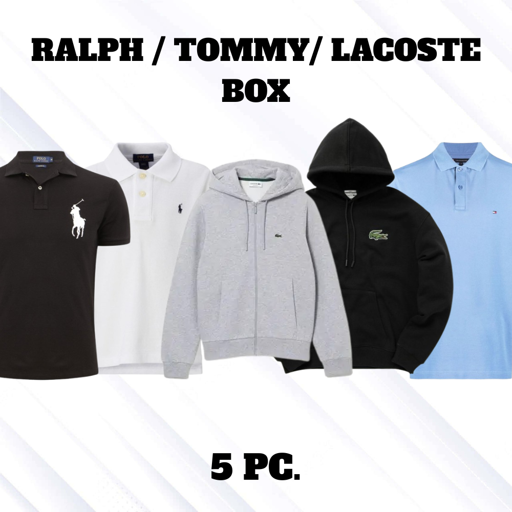 5pc. RALPH / TOMMY/ LACOSTE BOX