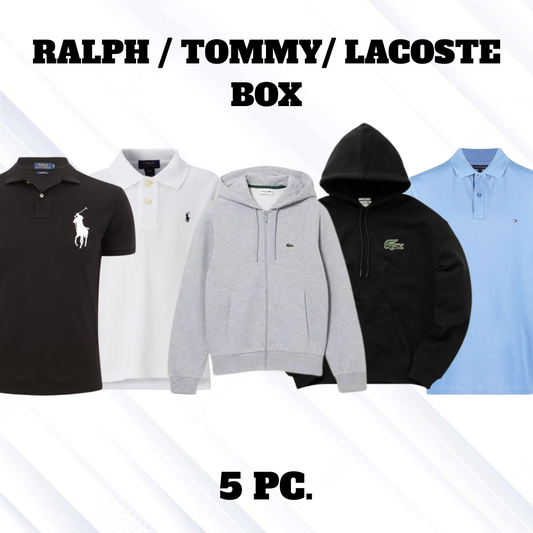5pc. RALPH / TOMMY/ LACOSTE BOX