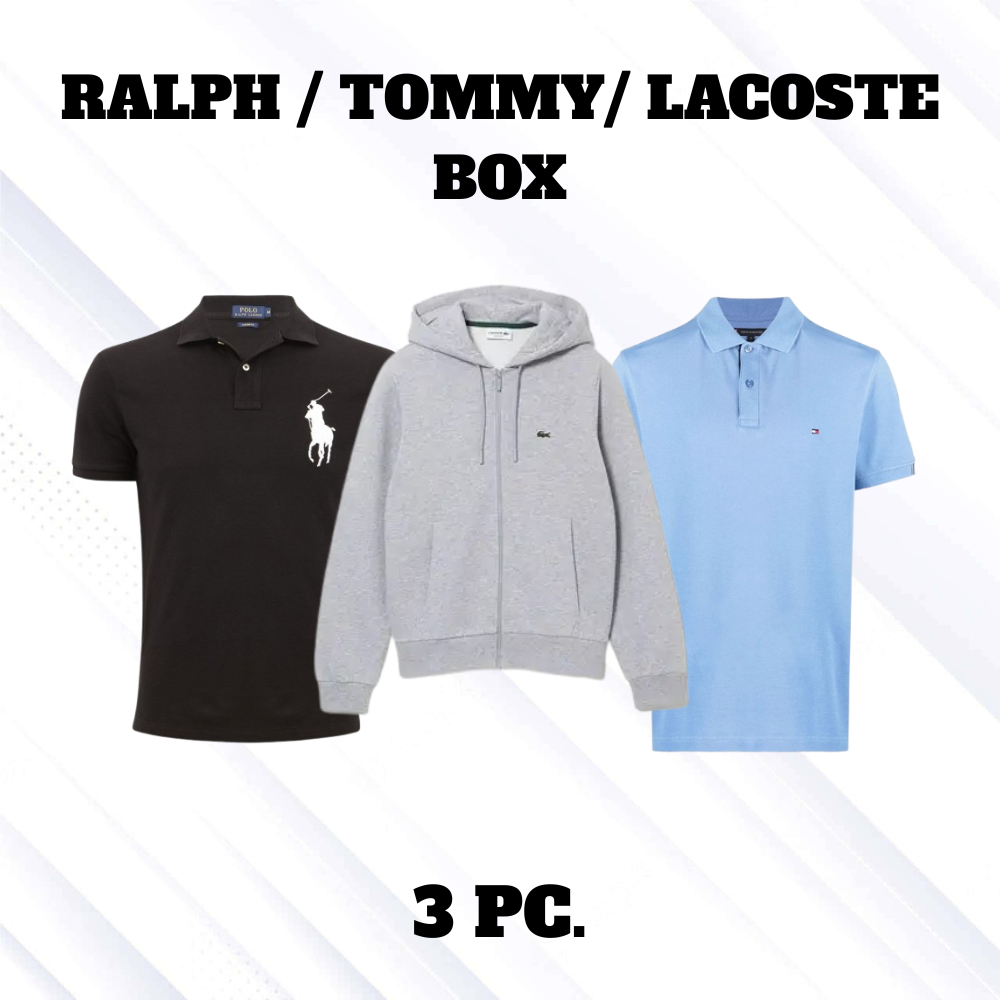 3pc. RALPH / TOMMY/ LACOSTE BOX