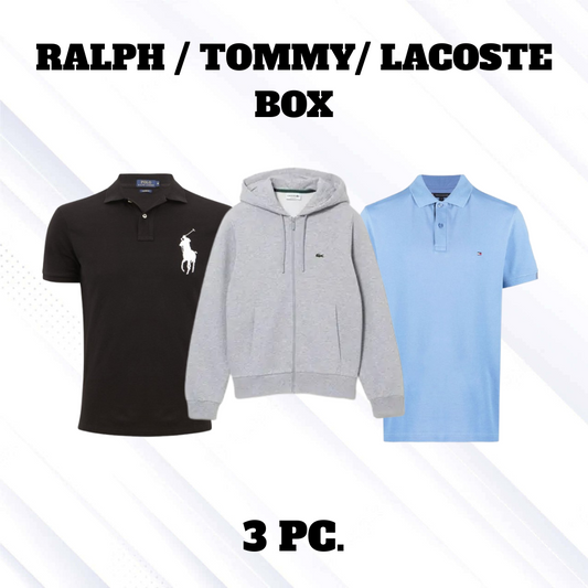 3pc. RALPH / TOMMY/ LACOSTE BOX